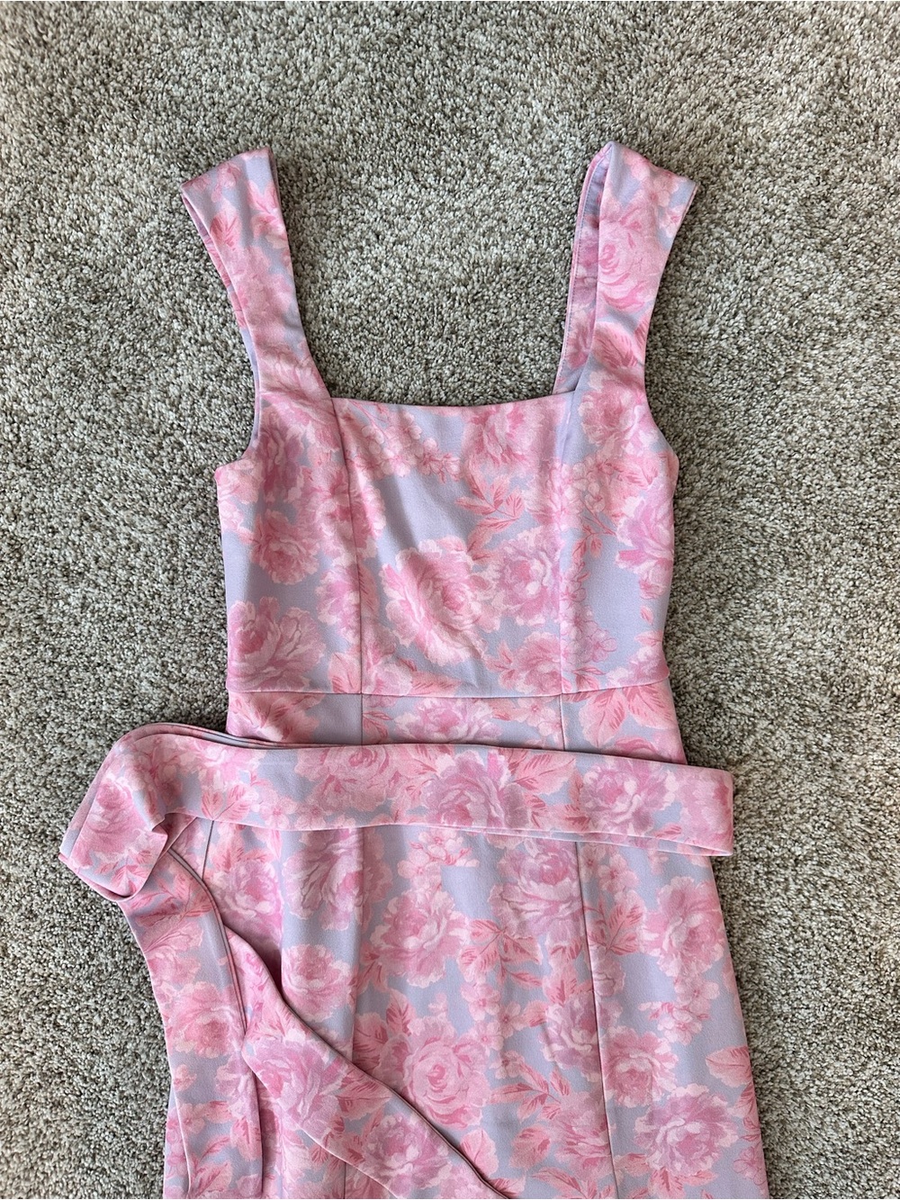 Show Me Your MuMu Pink Floral Paris Gown Maxi Dress - Picture 4 of 4